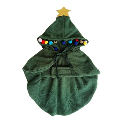 Disfraz Navideño para Perro Talla M Color Verde
