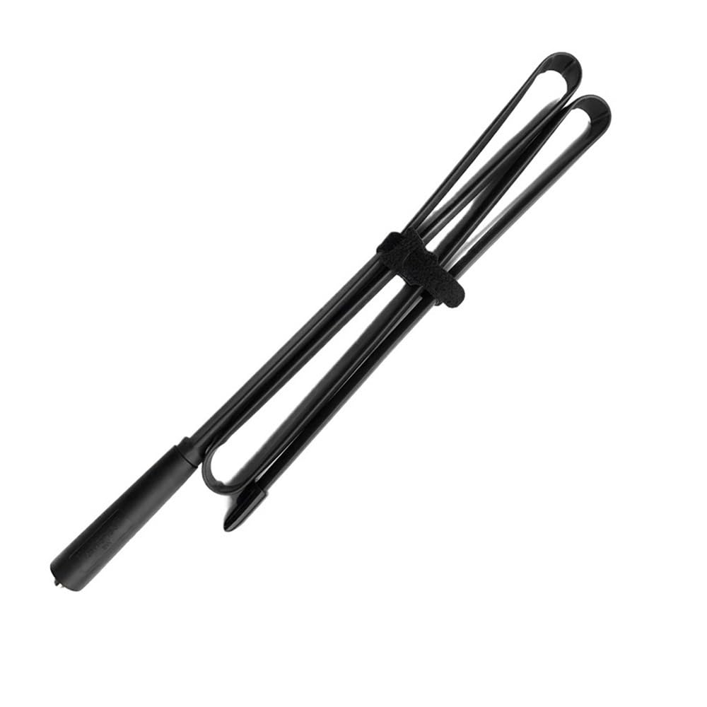 Convient for Baofeng UV-5R UV-82 UV-9R UV-S9 Plus Talkie-walkie CS antenne Pliable Tactique SMA-Femelle VHF UHF Double Bande(124CM Length A2)