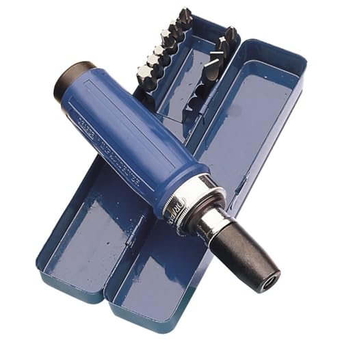 Draper 22322 Expert Impact Schroevendraaierset met vastzittende schroeven bouten, 12 stuks, blauw - Afbeelding 5