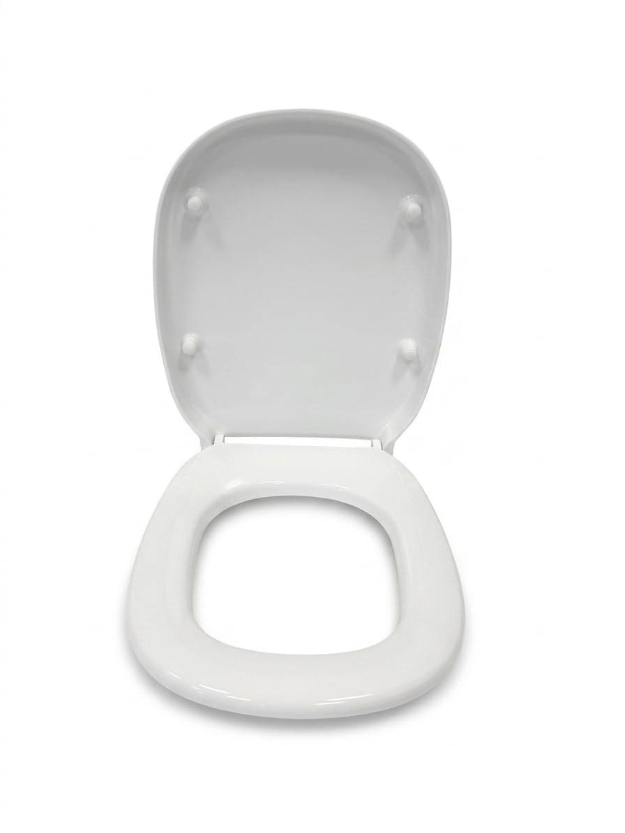 JACOB DELAFON Asiento inodoro Freelance Descenso progresivo Bisagras metal inoxidable Color Blanco FREELANCE E70002CO-00