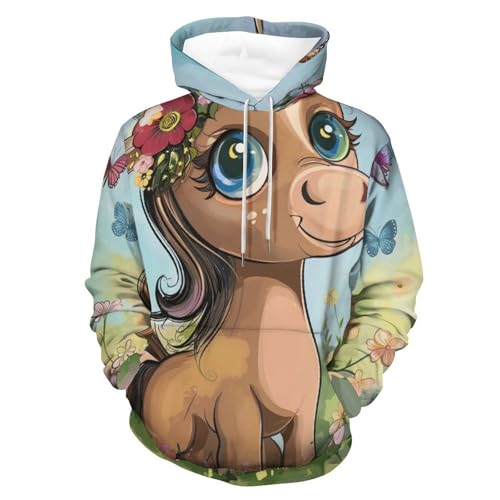 Sweatshirt licorne papillon le cadeau idéal en taille S