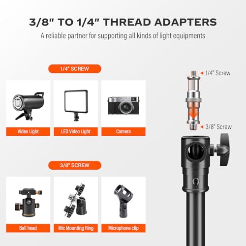 Image of Godox Light Stand 112in /9.3' Photography Heavy Duty Light Stand