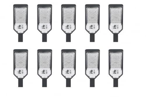 Image of D'Mak LED Street Light White Focus with Lens Waterproof IP65 for Outdoor Purposes (Pack of 10, 72W LED Street Light)