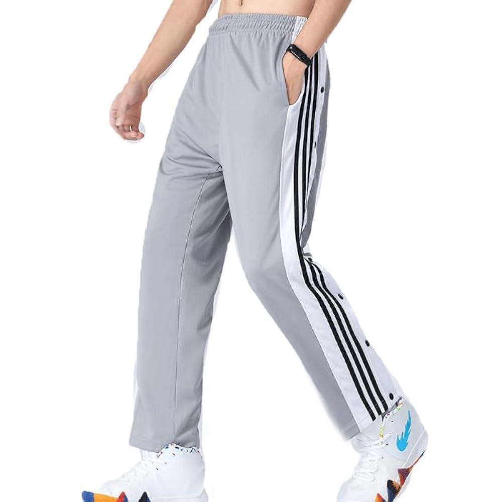 Amazon | [Le sucood] EsTole サイドオープン ジャージパンツ