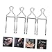 OUNONA 50pcs Iron Pocket Watch Chain Clasps Durable Rust Resistant Clips for DIY Cowboy Chains and Fashion Accessories with Smooth Finish