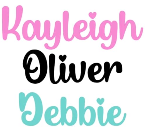 Personalised Vinyl Name Stickers â€“ Custom Waterproof Vinyl Decal for Water Bottles, Lunchboxes, Laptops, Cars, Kids Labels, Storage & Gifts