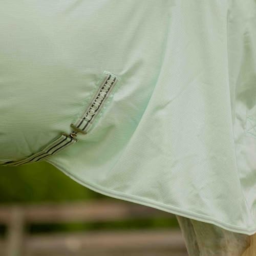 Image of Equinavia Brisk Mesh Horse Fly Sheet with Neck Coverage, UV Protection | Cool Breathable Equine Fly Sheet for Horses, Horse Turnout Sheet Against Pests, Insects and Sun Exposure, Misty Jade