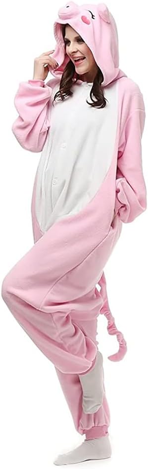 Adult Animal Onesie Pajamas Halloween Cosplay Costume Sleepwear for Women and Men - Image 3