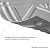 FASÄDE Traditional Style/Pattern 4 Decorative Vinyl 18in x 24in Backsplash Panel in Argent Bronze (5 Pack)