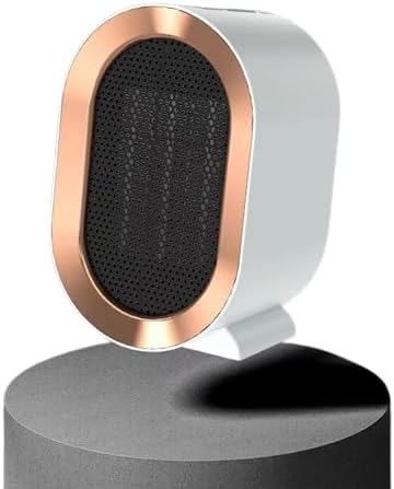 Portable Space Heater – Electric PTC Heater for Indoor Use, Ideal for Bedrooms and Small Rooms 1200W (White)