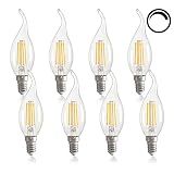 Geminilite Dimmable E12 Candelabra Bulb 60 watt Equivalent, 2700K Warm White Chanderlier Light Bulbs