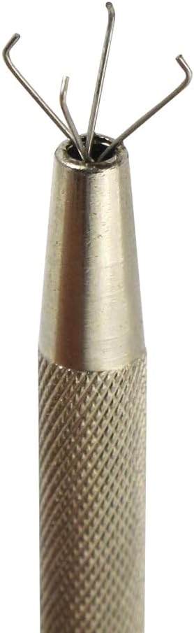 SE Pick-Up Tool with 4 Prongs - Jewelry Making Accessory - 4 Prongs Grabber for Tiny Objects - 4.5 inch Claw Pick-up Tool - 860PT
