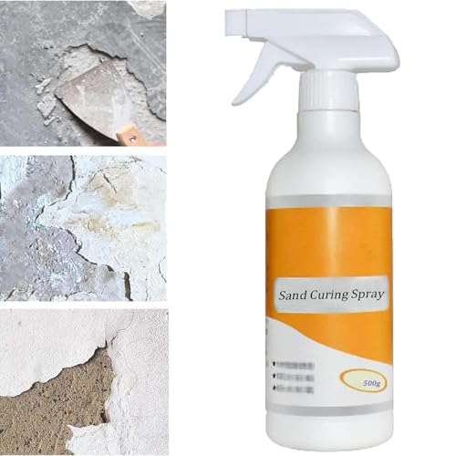 CHENRI Sand Curing Spray - Water-Based Penetrating Waterproof Concrete Hardener Spray, 500ml Powerful Sand Curing Agent for Wall & Floor