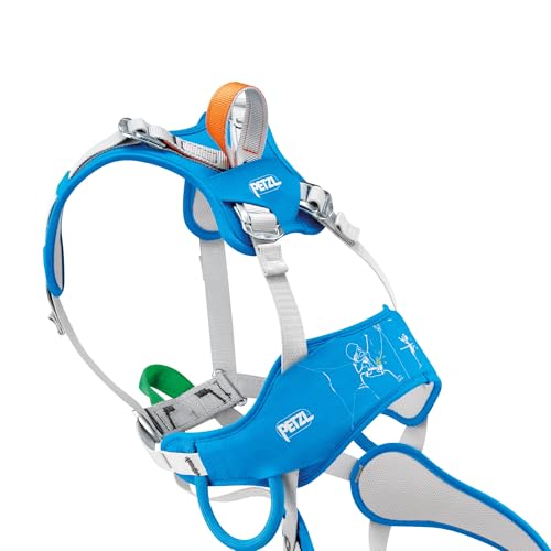 image for PETZL OUISTITI Kids' Harness - Comfortable, Full-Body Rock Climbing Ha