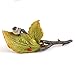 Top Collection Miniature Fairy Garden and Terrarium Little Bird and Ladybug on Leaves, Mini
