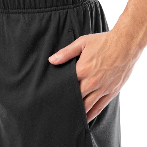 Image of Fruit of The Loom Men's 2-Pack Jersey Knit Sleep Pajama Shorts