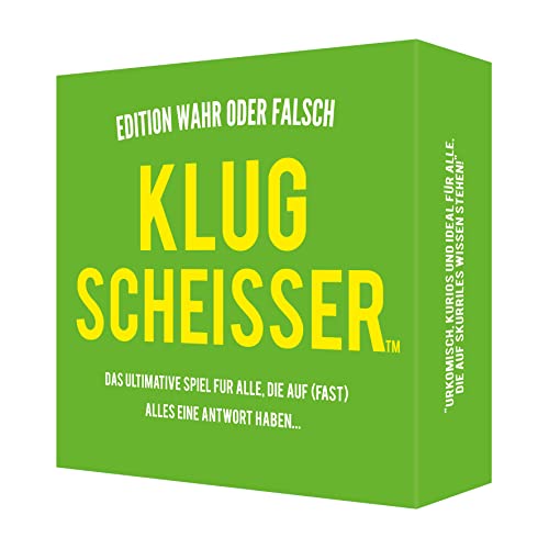 Kylskapspoesi 43028 - Klugscheisser – Wahr oder Falsch Edition