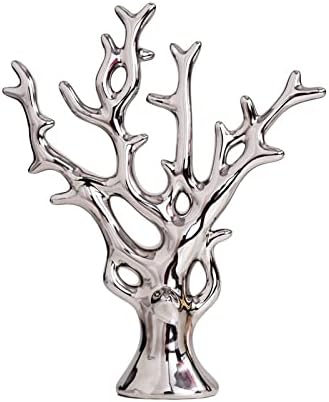 MAYIAHO Reindeer Ornaments for Living Room, Stag Sculptures Modern Home Decorations Items Accessoriess Christmas, Deer Statue Figurine Abstract Blue fireplace window Desk Bedroom Shelf Large House.