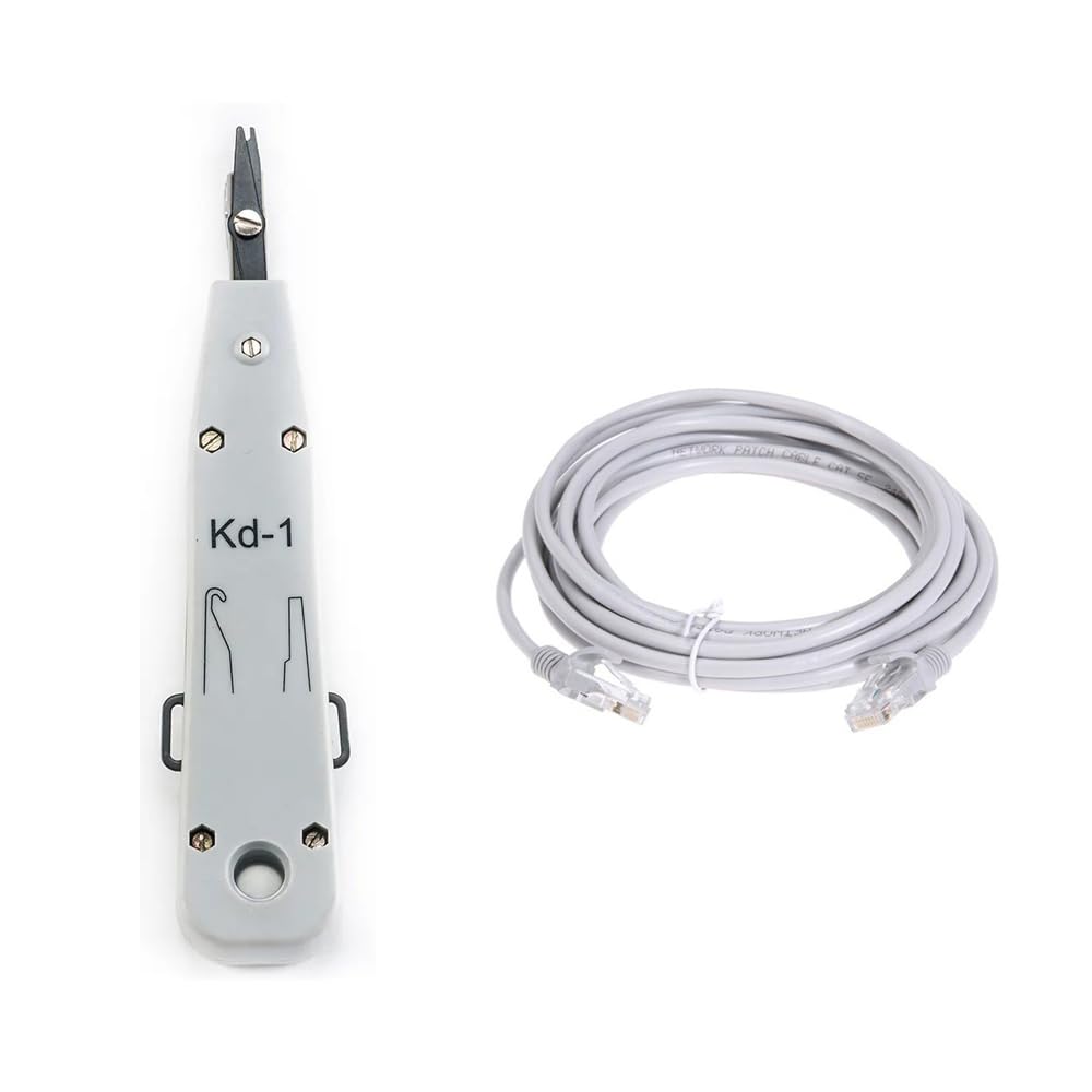 CRAFTS HAVELI Networking Tool Kit Combo Punch Down Tool KD1 & 2Mtr LAN