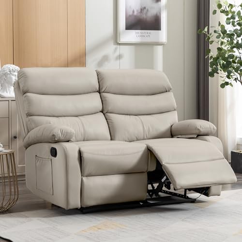 GNMLP2020 Reclining Loveseat, Anti-Scratch Leather...