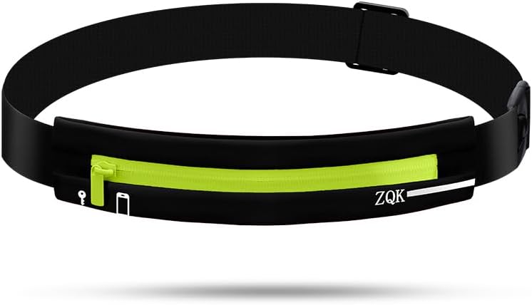 Cangurera para correr, cinturón de entrenamiento, cinturón de bolsillo, para viajes, dinero para teléfono celular para iPhone, Samsung. talla única,