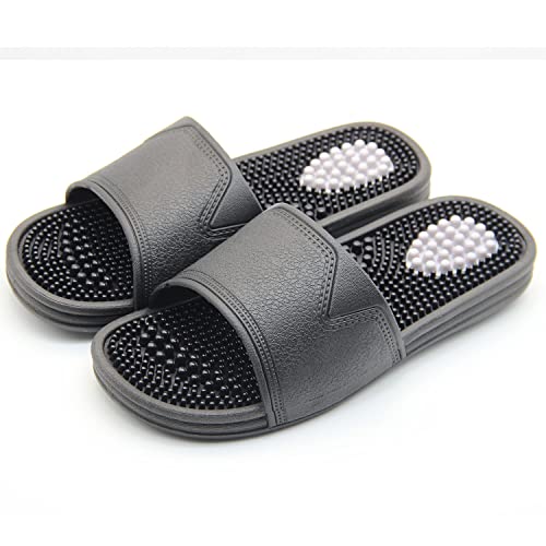 Recaretek Unisex Acupuncture Massage Slippers Acupressure Reflexology Massage Shoes Therapy Sandals To Reduce Tension Stress Foot Relaxation,Stimulate Pressure Points,Relieve Pain (7-8.5) #TOP2
