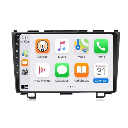 Radio coche 2 DIN con pantalla táctil para Honda CRV 3 años 2007 a 2011