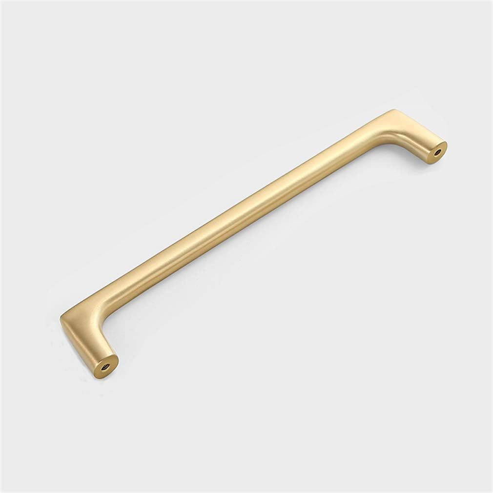 Kitchen Door Handles,Drawer Handles, 1 pcs Pure Copper Drawer Pulls,Brass Furniture Handle,Cabinet Pull,Cabinet Handles,Door Handle,for Drawers,Closets,Kitchen Cabinets,Golden Champagne (Color : Copp