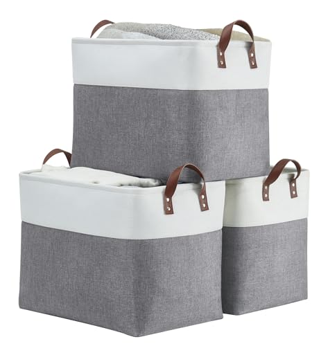 DECOMOMO Große Aufbewahrungskörbe, 3 Stück