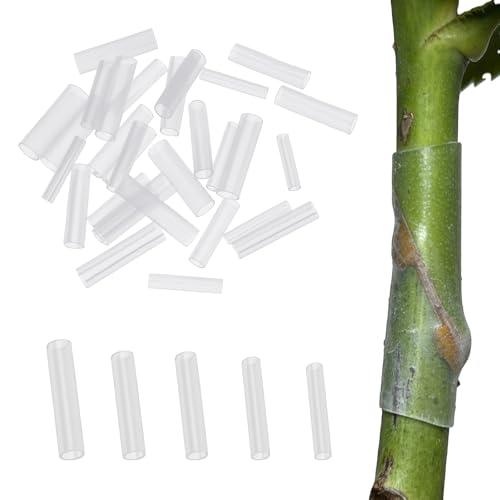 200 piezas manga de silicona para injertos de árboles miniatura 1
