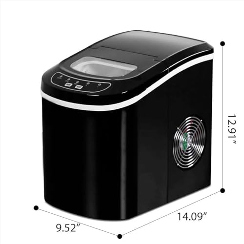Máquina compacta portátil para hacer hielo 26 lb/día miniatura 6