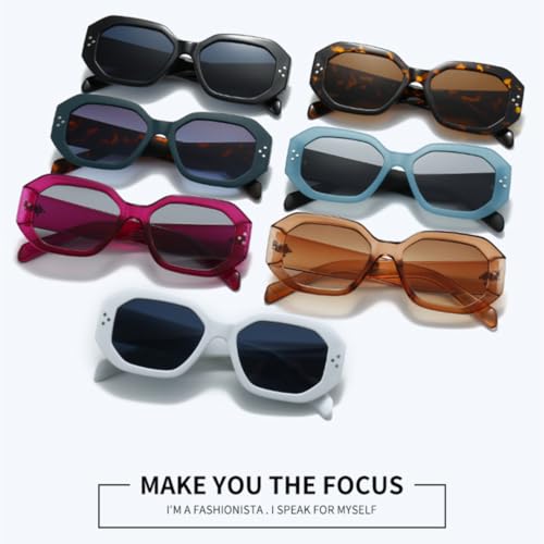 Lunettes de soleil carrées protégeant de façon optimale contre les rayons UV400 - 3