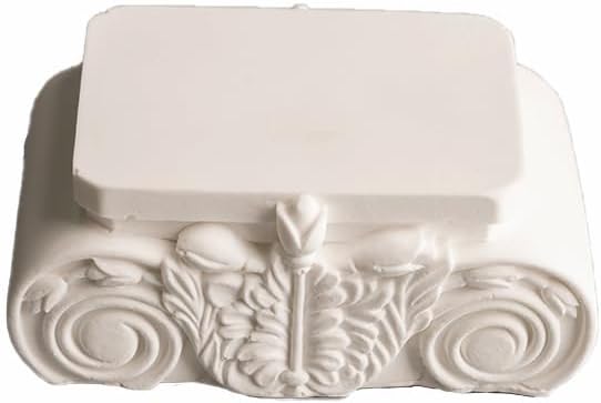 Roman Pillars Decor European Vintage Aroma Plaster Tabletop Sculpture Base Home Roman Pillar Column Ornament Garden Plinth