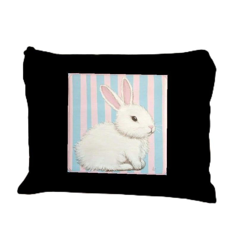 Bunny Travel Tote Bag, Ladies Accessories for Travel Essentials, Large Capacity Cosmetic Bag, Multi-Functional Storage for Daily Use Black