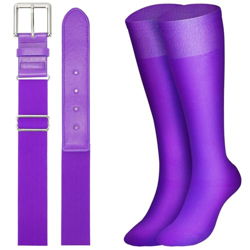 XZQTIVE Baseball Softball Socks and Baseball Softball Belt