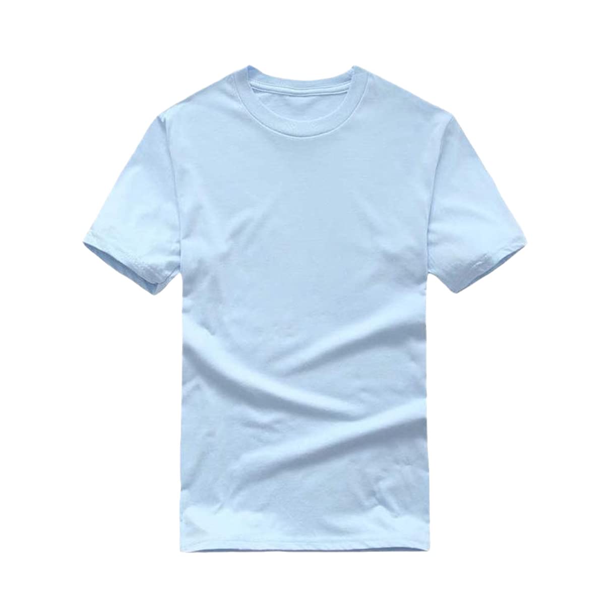 T-shirt pour homme coton anti transpiration uni confortable taille S