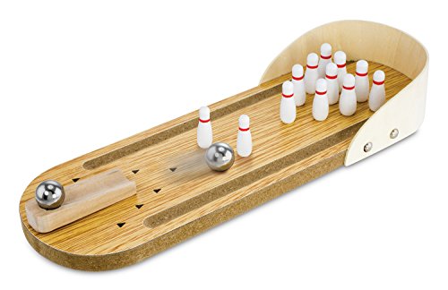 Kovot Mini Wooden Tabletop Bowling Game