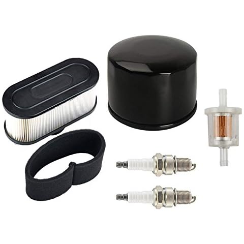 OxoxO Air Filter Pre Filter Oil Filter Fuel Filter 2pcs Spark Plug Compatible with Kawasaki FR651V FR691V FR730V FS481V FS541V FS600V FS651V FS691V FS730V 4-Cycle Engine Cover