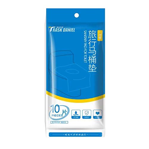 FGUUTYM Asciugamano da bagno con gomma di carta spessa per viaggi, impermeabile sedile WC ape telo da bagno, bianco, Taglia unica