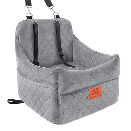 Dog Car Seat for Small/Medium Dogs, Dog Booster Car Seats with Th...