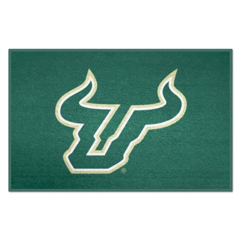 FANMATS 540 NCAA - South Florida Bulls Starter Mat Accent Rug - 19in. x 30in. | Sports Fan Home Decor Rug and Tailgating Mat