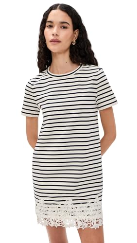 Veronica Beard Jean Womens Rhue Dress Dove/Navy Stripe XS