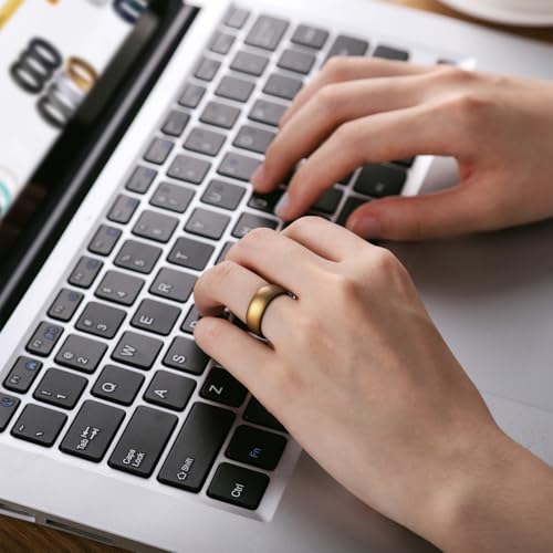 Image of Egnaro 4 /5 /8 Variety Multipack Ergonomic Breathable Bridal Rings Sets, 6mm Wide - 2mm Thick Rubber Wedding bands women, silicone Rings for her with Half Size