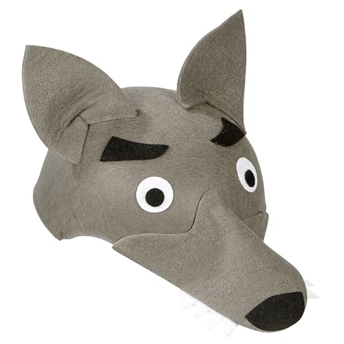 W WIDMANN MILANO Party Fashion - Chapeau d'animal pour enfants, en feutre, masque, costume d'animal, anniversaire d'enfant, carnaval