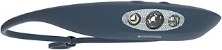 KNOG Bandicoot Silicone Rechargeable Headlamp - 250 Lumen, LED Head Lamp w/ 5 Modes, Waterproof Headlamp Flashlight for Outdoor, Camping & Hiking Gear w/Comfortable Reading Light (Blue)