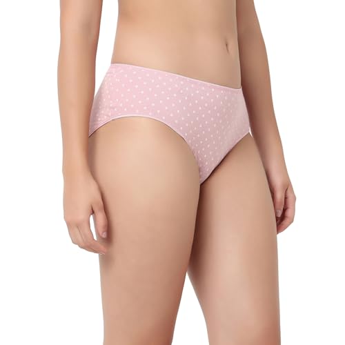 Image of juliet Cotton Hipster Premium Panties Set of 5 Full Coverage Stretchable Fabric