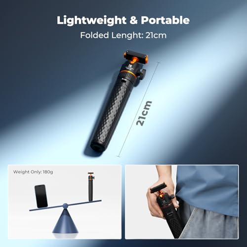 Image of K&F Concept 25.6 inch /65cm Magnetic Quick Release Tripod for DJI Osmo Action 6