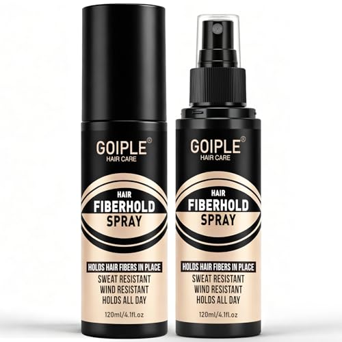 Spray Fijador Fibra Resistente al Agua para Cabello y Barba, Pack 2