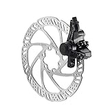 Die mechanische Scheibenbremse M280 von Tektro hat sich bereits vielfach bewährt. Der zweiteilige Bremskörper besteht aus Aluminium und ist bereits bei Lieferung mit organischen Bremsbelägen ausgestattet. Unterstützt werden Bremsscheiben mit einem Durchmesser von 160 oder 180 mm.
