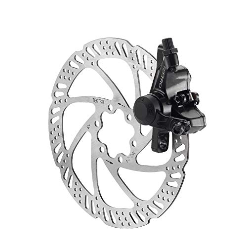 Auto-plaza Mechanische Scheibenbremse Für MTB/Fahrrad – Schwarz, Größe F160/R140